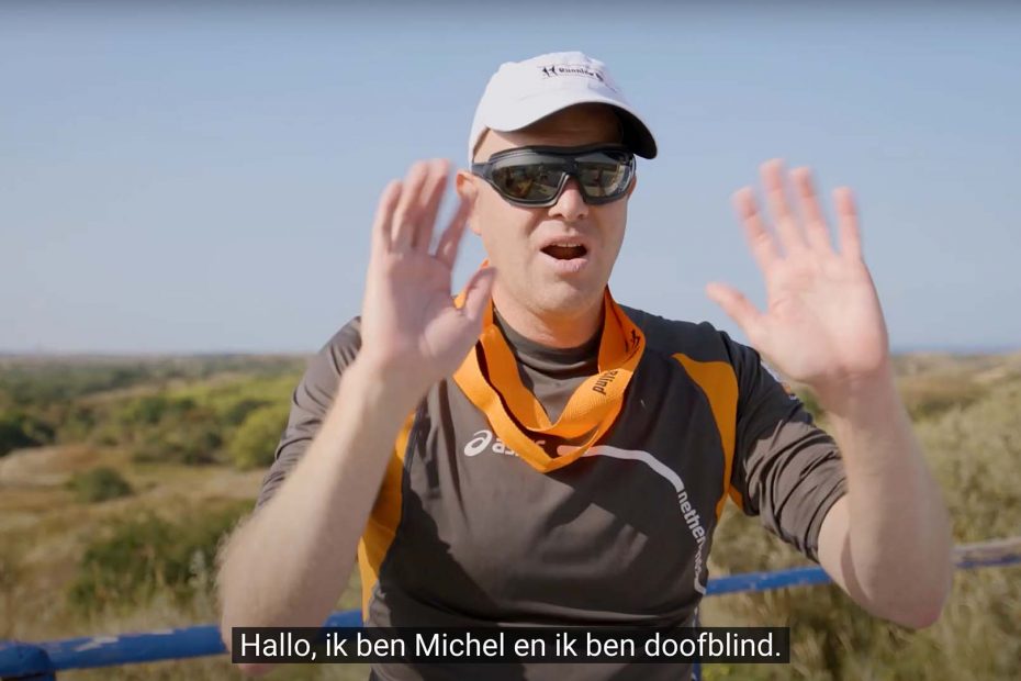 Schermafbeelding uit de video van Michel.